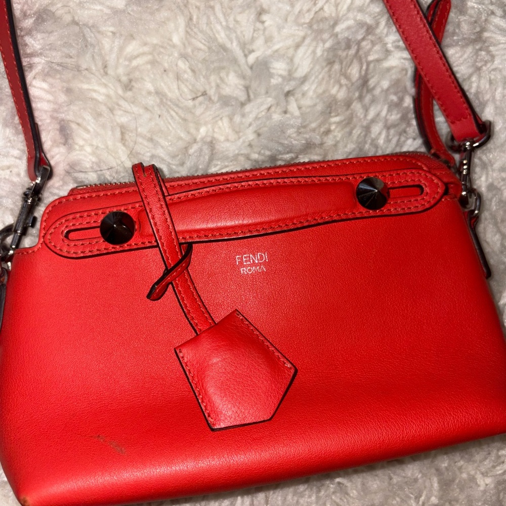 Fendi Vibrant Red Crossbody Bag